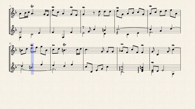 Praeludium et Partita del Tuono Terzo (BWV 833) for Flute & Guitar смотреть онлайн