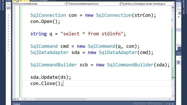 C# After Mid 1 Disconnected Architecture cont.... смотреть онлайн