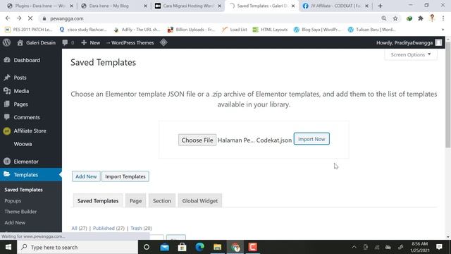 Cara Import Json Di Save Template смотреть онлайн