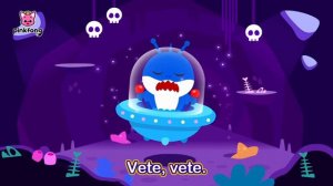 ¡Bienvenidos a la Casa Embrujada de los Tiburones! 👻 | Feliz Halloween con Tiburón Bebé | Pinkfong