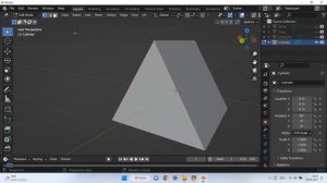 06 создание треугольника и трансформация объектов #blender 3D #графический дизайн