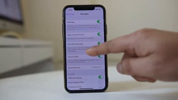 How to change text message to iMessage or iMessage to text message ( For iPhone x/xs/xr/xs max)