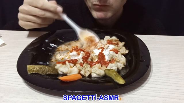 ASMR MANTI TURŞU | TÜRK YEMEK | Turkish Ravioli Food | Eating Sounds MUKBANG смотреть онлайн