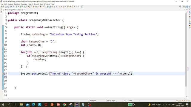 Find frequency of characters in a string in java смотреть онлайн