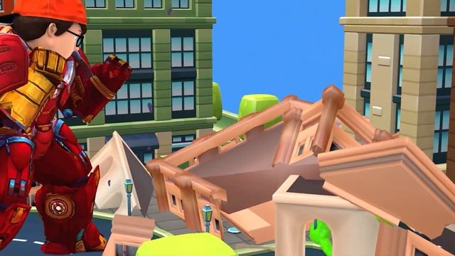 The superhero squad invites zombies to play adventure and ending games - Scary Teacher 3D смотреть онлайн