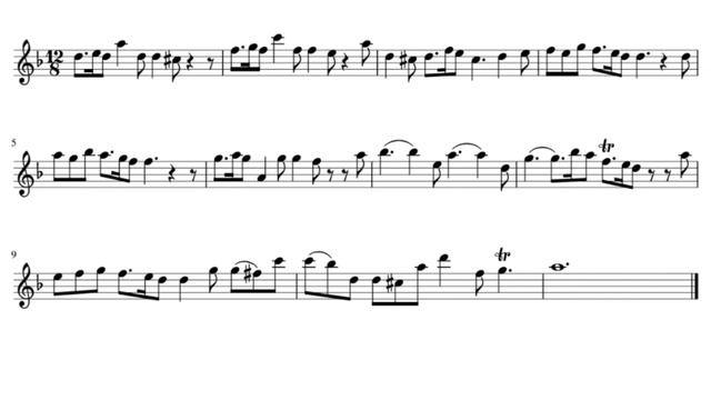 HANDEL FLUTE SONATA OP.1 NO.11 F MAJOR- BACKING TRACK SICILIANA смотреть онлайн