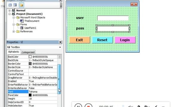 Login User form with in VBA for MS Word || user form Tutorial for Word & Excel || Code included смотреть онлайн