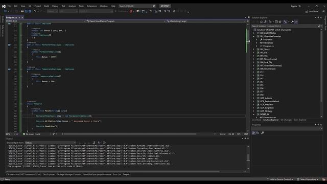 SOLID в примерах кода C# смотреть онлайн