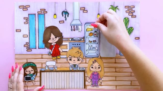 Paper Diy✨ Toca Boca Blind Bag FREE DOWNLOAD #paperdiy #diy #asmr TUTORIAL