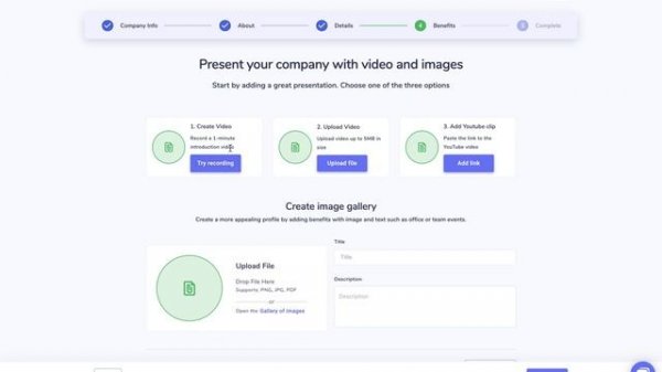 2. Create an appealing company profile at WeTal.com
