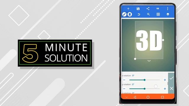 How to make 3d text on android using pixellab 2023 смотреть онлайн