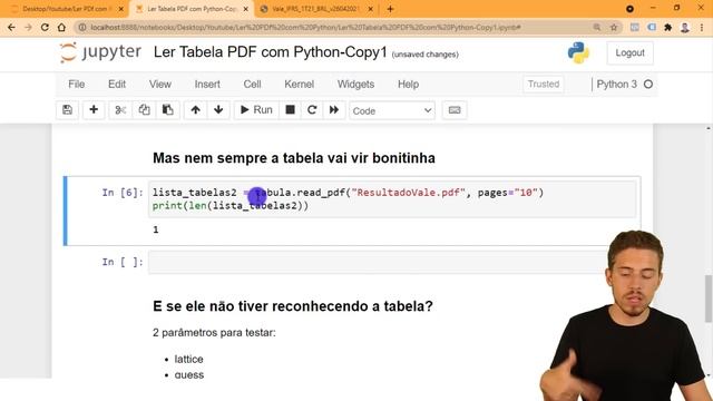 Como Ler Tabelas em PDF Usando o Python [Extrair Tabelas de um Arquivo PDF] смотреть онлайн