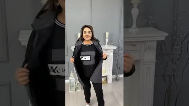 ШИКАРНЫЙ КОСТЮМ ТРОЙКА ( кофта+ брюки+ жилетка): 50-52-54-56 ( большимерят) ЦЕНА: 4500рл смотреть онлайн