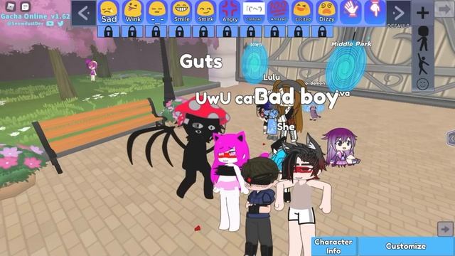 Trolling as a UwU cat in gacha online! смотреть онлайн