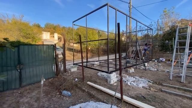 Модульный дом, сборка каркаса Крым Севастополь смотреть онлайн