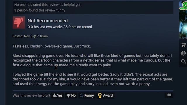 Reading Reviews from Horny Steam Games смотреть онлайн