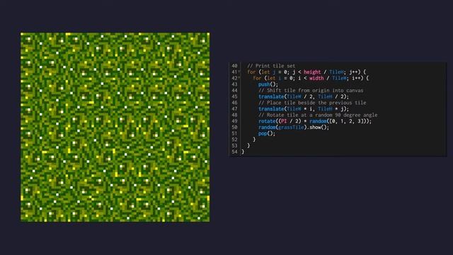Making Randomized Minecraft Pixel Art for UE4 Textures | Coding in JavaScript смотреть онлайн