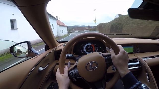 2021 Lexus LC 500 Convertible POV Test Drive + Acceleration 0 - 200 Km/h