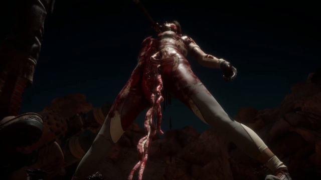 MK11 Ryona：Nightwolf Fatalities And Brutalities On Sonya