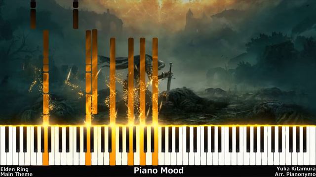 Elden Ring - Main Menu Theme // Piano Tutorial смотреть онлайн