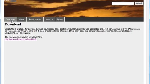 smallcms 0 2 смотреть онлайн