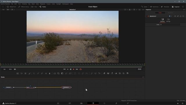 Motion Tracking - Erase Object using Fusion Tracker and Paint Clone Tool in Davinci Resolve 17 смотреть онлайн