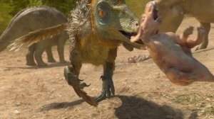 Троодон украл "Пахиринозавра" Патчи  из гнезда | Прогулки с динозаврами 3D (2013)