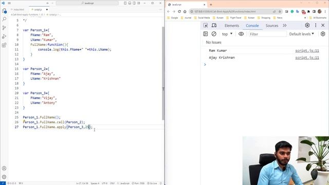 How to use Call, Apply and Bind Methods? | JavaScript | தமிழில். смотреть онлайн