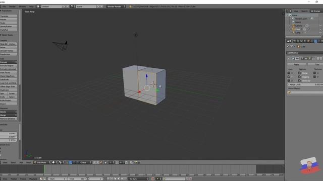 Зеркала и симметрия в BLENDER | Быстрый туториал смотреть онлайн