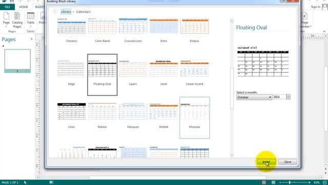 Publisher 03 - Month Calendar смотреть онлайн