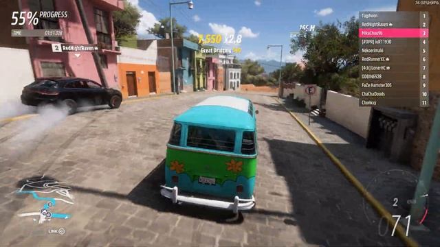 Forza Horizon 5 SCOOBY Car Vs McQueen | Online Race Gameplay | Volkswagen Type 2 (No Commentary)