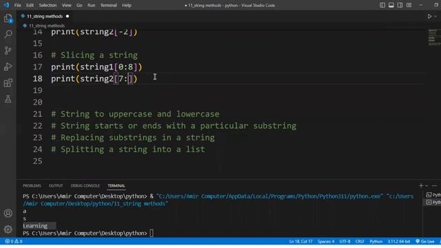 11 String Methods in Python | Strings in Python | Intelli Sphere смотреть онлайн