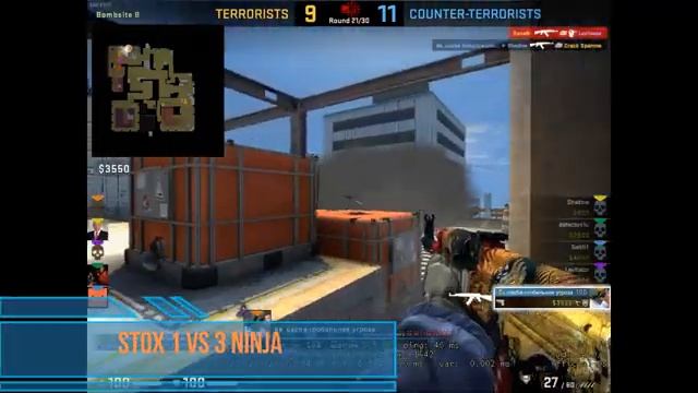 CS:GO № 120 - Clutch Machine #17 (Завершение 4:3, Dec2022-jan2023)