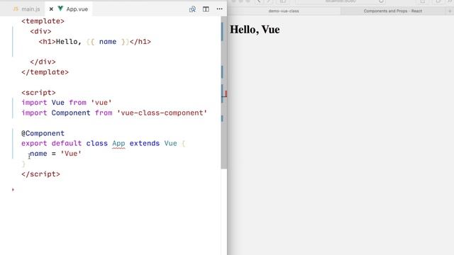 Menggunakan ES6 Class di Vue.js смотреть онлайн