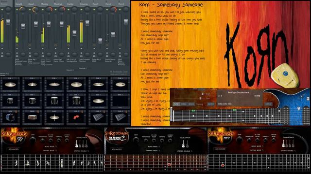 FL STUDIO METAL Korn Somebody Someone (Instrumental COVER) смотреть онлайн