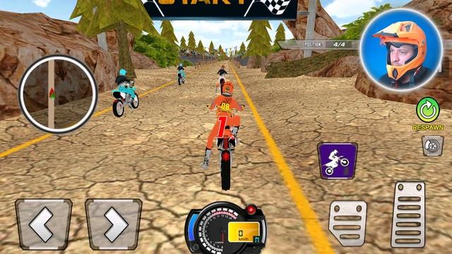 Motocross Dirt Bike Stunt Racing Offroad Bike Game - #2 Android Gameplay смотреть онлайн