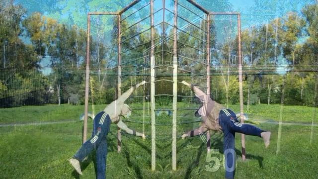 50 Отжиманий на брусьях в строгой технике, за 100 секунд, флажок, заруба на рукоходе. смотреть онлайн