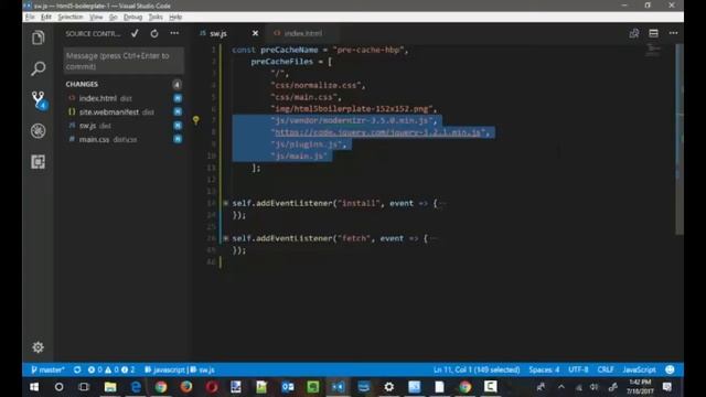 Introduction to Service Worker Pre-Caching Tutorial смотреть онлайн