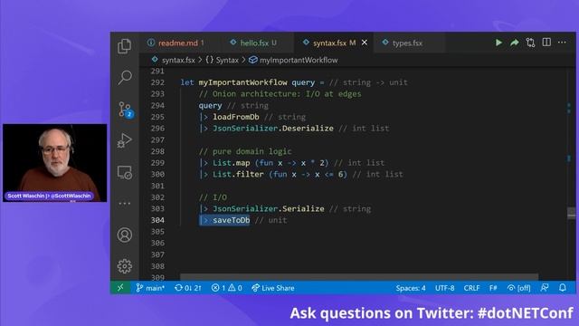 Starting Your F# Journey | #dotNETConf: Focus on F# смотреть онлайн
