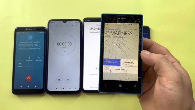 Incoming Call BQ VS XIAOMI Redmi 9C VS Honor 8A & Outgoing Call Nokia Lumia 520 VS Redmi Note 9S смотреть онлайн