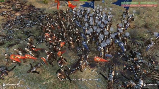 Vanilla Bannerlord vs Realistic Battle mod - Formation fighting - ACT III: both RBM modules. смотреть онлайн