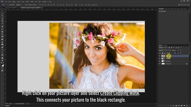 How to Create Polaroid Photo Effect in Photoshop - Basic Photoshop Tutorial смотреть онлайн