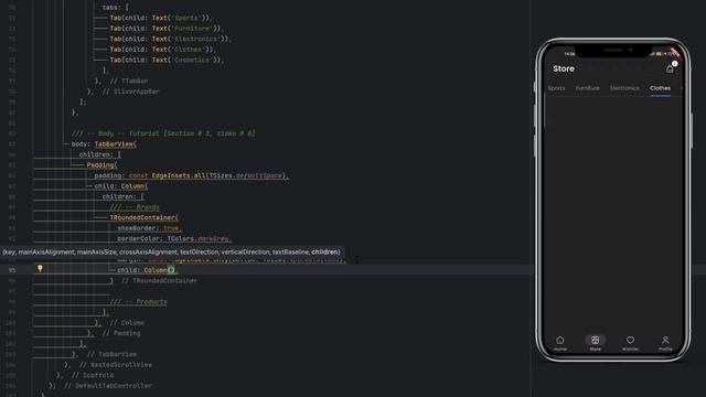 TabBar in Flutter with Scrolling Categories | Flutter eCommerce App смотреть онлайн