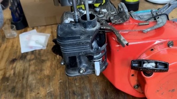 Honda GX140 Governor Replacement and Engine Repair - Honda Snow Blower (Part 2)