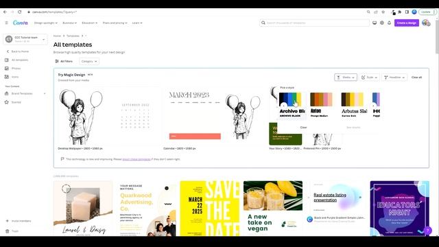 Canva MAGIC Design смотреть онлайн