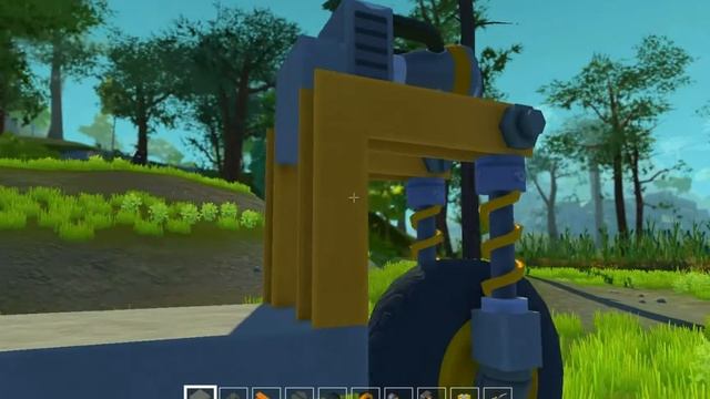 Scrap Mechanic (СТРОИМ МОТОЦИКЛ ИЗ МЕНЮ ЧАСТЬ 1) смотреть онлайн