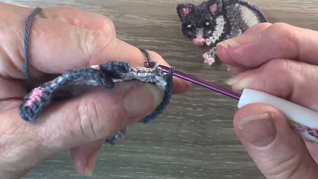 Crochet Possum Tutorial – Crochet Applique Tutorial смотреть онлайн