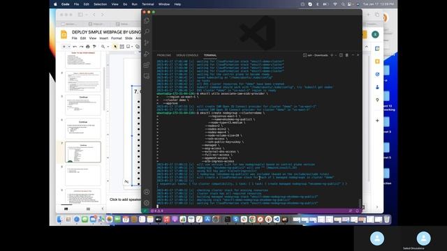 How to setup for NGINX web page in EKS Pods ? [Saikal]-2023 смотреть онлайн