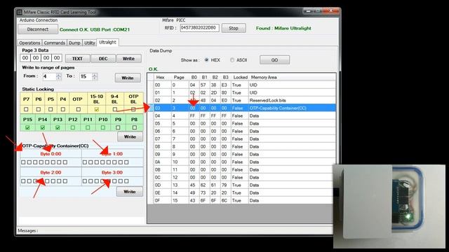 Mifare Ultralight operations - part2 смотреть онлайн