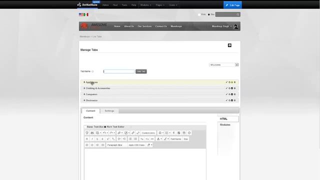 Live Tabs: Nested Tabs смотреть онлайн